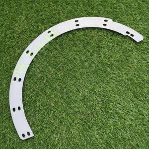 (สแตนเลส) ใบเกลียวตู้นวด DC93 / DC105 รถเกี่ยวข้าว คูโบต้า (Kubota) วงเดือน ใบวงเดือน วงเดือนตู้นวด ใบเกลียว ใบเกลียวนวดข้าว