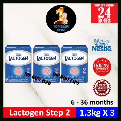 【hot sale】Nestle Lactogen Step 2 (1.3kg X 3) Exp: 12/2026 (Newest Stock)