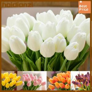 haidianzi Artificial Tulip Flowers False Bouquet Real Touch Home Wedding Party Decor