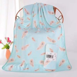 ผ้าเช็ดตัว นุ่ม  ผ้าเช็ดตัวขนเป็ด ลายขนนก  ขนาด 120×70 ราคาถูก