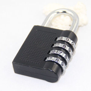 B.F. 4 Digit Number Combination Padlock Extra Large Resettable for School Gym Locker Outdoor Fence Hasp Cabinet Toolbox Locker