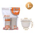 LEBI Food Grade Rice Husk Kung Fu Tea Cup Small Cup Thick and High Temperature Resistant Travel Tea Set Tea Drinking Tea Cup Disposable Tea Cup. 