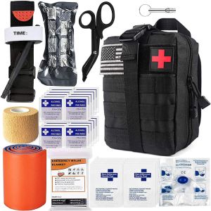 Molle Tactical First Aid Kit medical bag for men Emergency Kits Survival camping pouch bag Survival Tool EDC Pouch Emergency Organizer Emergency Trauma Kit Survival First Aid Kit Military Tactical Bag