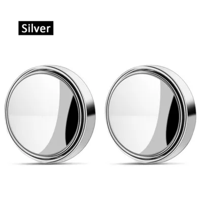 [SG STOCK]2PCS Blind Spot Mirror Set | Wide Angle Round Convex Rearview Auxiliary Mirrors for Car Reversing & Safety
