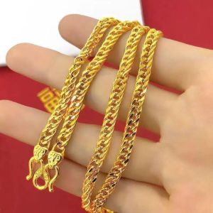 Dây Chuyền Nam Vàng Bản To Cá Tính 60 CM Ca Tính Mạnh Mẽ DCVANG9LY99