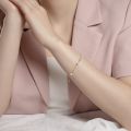 Lắc tay vàng 14k LLF293 Huy Thanh Jewelry. 