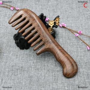 [COD] Beaution หวีไม้ธรรมชาติป้องกันไฟฟ้าสถิตย์หวีไม้นวดกันไฟฟ้าสถิตหวีไม้หวีไม้จันทน์ขัดฟันกว้างยาวหวีไม้สำหรับใช้ในบ้านดูแลเส้นผมของขวัญ