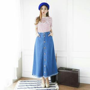 Godwin Collection - Rok Jeans Klasik Rok Jeans Kekinian Termurah