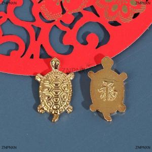 [COD] ZNPNXN 10Pcs FengShui en Money Turtle Japanese Lucky Tortoise for Fortune Wealth