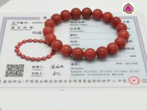 Gems House Natural South Red / Nam Hong Agate Crystal Bracelet 5mm 8mm 9mm 10mm 天然南红玛瑙水晶手串手链