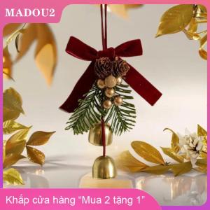 [COD] MADOU2 Bướm Knot Pinecone chuông treo trang trí tường cửa xe Xmas cây Mặt dây chuyền trang trí nhà Cây giáng sinh trang trí năm mới