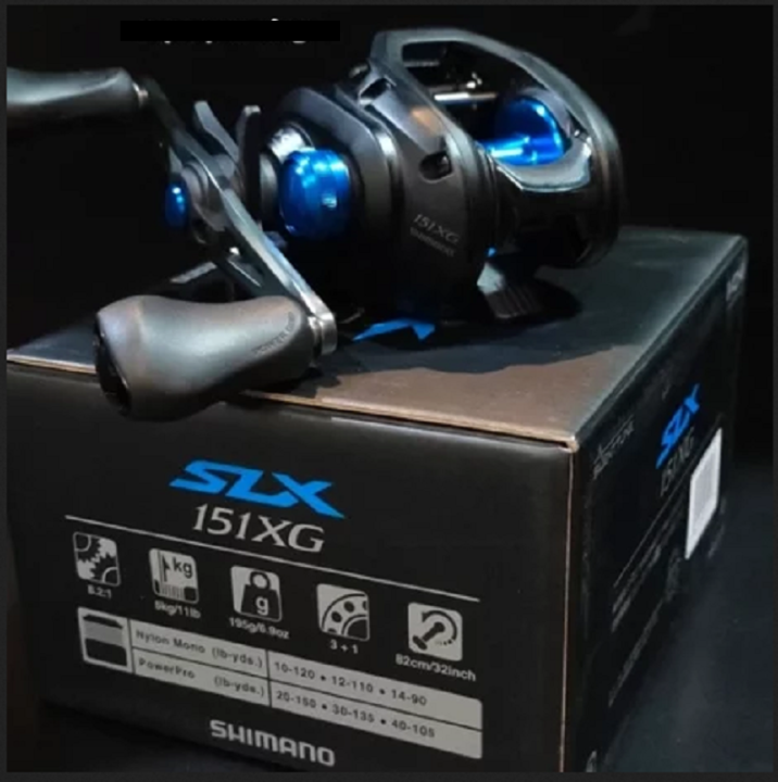 Reel Shimano SlX DC 151XG 2019 Baitcasting Original Gear Ratio