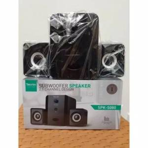 Tecnix SPK-S080 Subwoofer USB Speaker 2.1 Channel Design