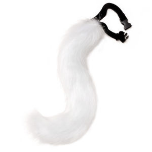 adjustable faux fox tail accessory faux fur bendable adjustable cosplay adds a bendable costume tail for Halloween or cosplay bedroom furnishing guest room setup home organisation