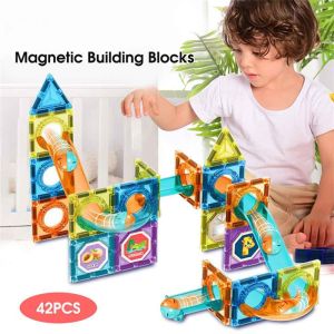Magnetic Building Blocks Sets Children Magnetic Sheet Magnet Building Tiles Magnetic Bricks 3D Building Blocks Educational Assembly Toys Puzzle DIY Early Learning Constructor toy