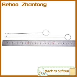 Behoo Stainless Steel Sewing Loop Turner Hook Needle Embroidery DIY Needlework Tools