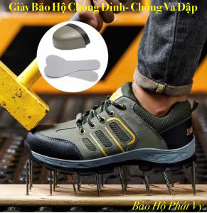 [TẶNG KÈM LÓT GIÀY]Giày Bảo Hộ Lao Động Nam Mũi Thép Lót Thép Chống Đinh-553- Đế Lót Thép Chống Đinh Chống Dập Ngón Chống Tĩnh Điện Chống Dầu Chống Trơn Trượt Làm Việc An Toàn Giầy Mũi Thép Bảo Hộ Lao Động Giày Bảo Hộ Thời Trang Hàng Chuẩn