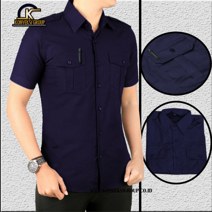 KEMEJA PRIA POLOS BAJU LAPANGAN PDL TACTICAL PDH OUTDOOR KEMEJA