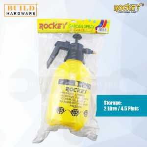 ROCKEY 1L/2L Manual Pressure Sprayer Garden Water Pump Portable Spray Penyembur Pam Baja Air Botol Spray Bunga 花泵