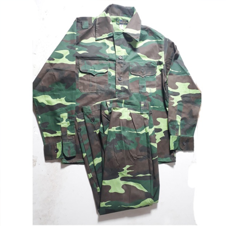 Quần Áo Lính Đặc Công Giá Rẻ - Quần Áo Rằn Ri Lính Túi Hộp Nam | Lazada.vn