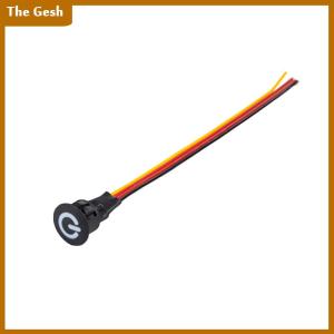 [The Gesh] ปุ่มเซ็นเซอร์สัมผัสหรี่แสงได้10 13 16มม. สวิตช์ควบคุมสำหรับ DC5V 12V 24V ตู้เสื้อผ้าทางเดินไฟ LED