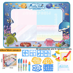SG RumahHome® Children Magic Water Drawing Mat Coloring Doodle Writing Mat Painting Board Montessori Education Kids Toys