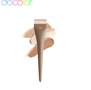 Docolor Ultra Thin Foundation Brush Liquid Face Contour Makeup Brush Blending Cream Concealer Makeup Tool Body Makeup Brushes Tool Face Foundation Flat BrushKhaki【Post in 24 Hours & 30 Days Warranty Services】