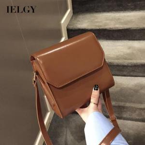 IELGY Korean style cross-body small square bag women all-match belt buckle