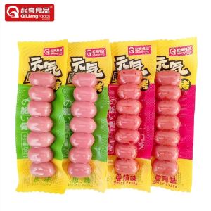 Vitality Crispy Bone Sausage 42g 7 Pieces Pack Grilled Sausage Spicy Original Flavor Hot Dog Snack Home Use Whole Box