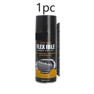 2pcs/ 1pcs Best Quality Black Quick Seal Flexible Rubber Coating Repair Spray 450ml