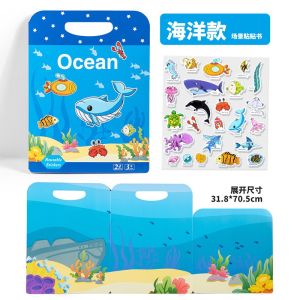 [SG Stock] Reusable Educational Bubble Sticker Book (6 Themes)