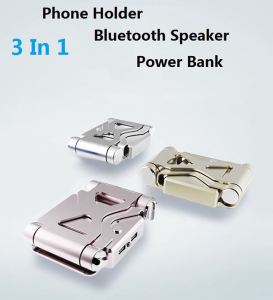 [Local Seller] Smart Powerbank with Mobile Support Stand And Speaker 3 in 1 Multi functional Stand Phone - 10400mAh Battery