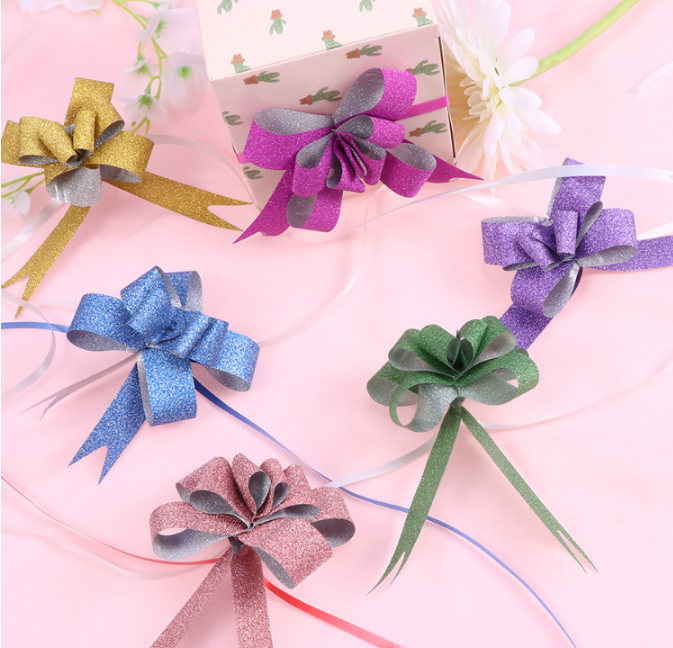 10pcs Large Pull String Ribbon Bows for Gift Wrapping – Floral Supplies  Store