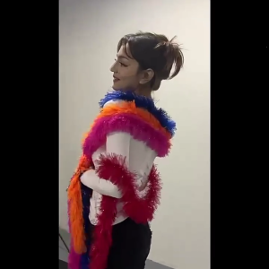 4.90ft Artificial Boas Scarf Fancy Dress Boas for Women Dancing Wedding Party Cosplay Colorful Boas Decoration