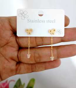 ANTING TITANIUM ANAK KARAKTER LUCU ANTI GATAL ANTI LUNTUR SELAMANYA