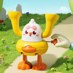 ZEEMIN Baby Toys Cute Animal Toy Clockwork Duck Wind Up Infant Tummy Time Toys for Babies Learning Crawling Development Birthday Gift