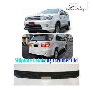 Side Scuff Plate Black / Pinjakan Kaki Belakang Sill Plate Toyota Fortuner Lama 2007 - 2015 Hitam