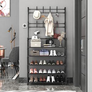 Samono Rak Serbaguna 5 Susun Layer Baja 3 in 1 Anti Karat Shoe Rack Sandal Holder Rak Sepatu Storage Rak Kamar Mandi