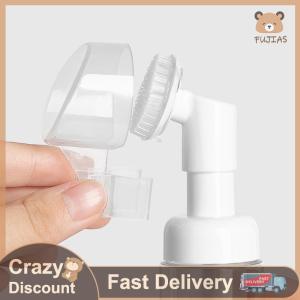 FUJIAS4 ขวดปั๊มโฟมเปล่า30 60 100 150มล. 1ชิ้นพร้อมหัวแปรงซิลิโคนแบบกดทำความสะอาดใบหน้าขวดโฟม