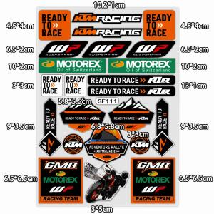 Motorcycle Reflective Stickers Motocross Modified Fuel Tank Body Side Box Fairing Helmet Bike Decal Accessories Waterproof For KTM 250/125/390 690/790/890/990/1290 /1390 Duke RC8/200/250/390 EXC R/S/T ADV SXF