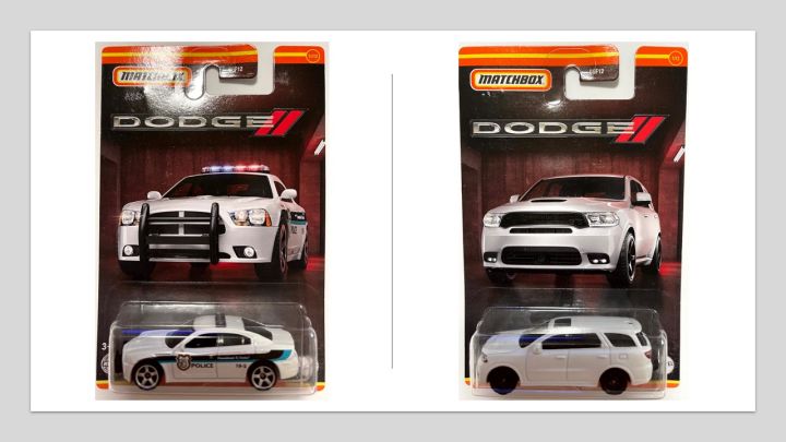 Matchbox Dodge 2011 Dodge Charger Pursuit White Durango