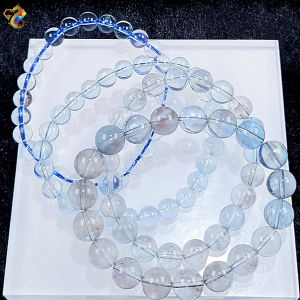 Super Premium Rare Petrified Aquamarine Bracelet