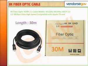 8K Fiber Optic HDMI 2.1 Cable 8K60hz - length 30M
