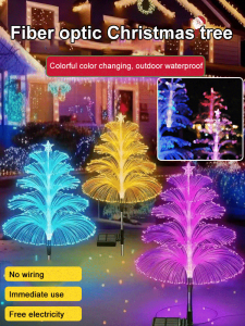 Courtyard Lawn Christmas Tree Outdoor Waterproof Jellyfish Garden Lighting Set