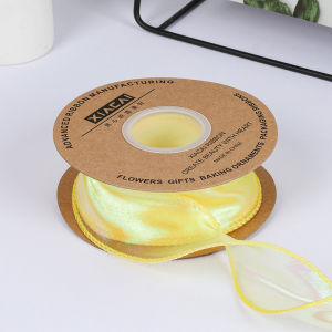 SG Gift Wrapping Set with Cotton Yarn Ribbon Double-Sided Ribbon Roll and Kraft Paper Rope