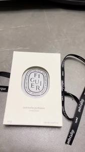 LZD Diptyque Diptyue Car Aromatpy Supplement Solid Jasmine Scented Green Tea Car Air Outlet Pendant Aroma Diffuser