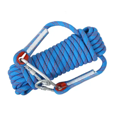 เชือกปีนเขา เชือกโรยตัว เชือกปีนเขากลางแจ้ง อุปกรณ์ปีนเขา ยาว10/20เมตร Rock Climbing Rope อุปกรณ์โรยตัว เชือกไนล่อน SP69
