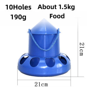 1Pc Chickens Ducks Goose Pigeons Anti-Loose Troughs Automatic Feeders Quail Feeding Troughs