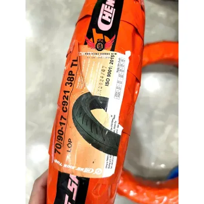 Cặp vỏ xe CHENGSHIN không ruột 70/90-17+80/90-17 cho Wave Rsx Future Sirius Jupiter.. Ship hoả tốc