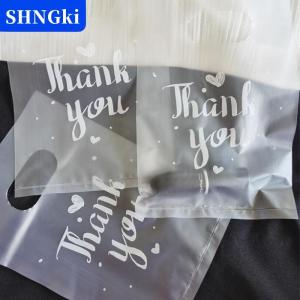 [COD] 🔥🔥🔥SHNGki 100 chiếc túi quà bằng nhựa mini ghi “Cảm ơn” túi đựng kẹo đám cưới túi mua sắm có quai xách
